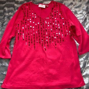 3/4 Sleeve Pink Top 💞